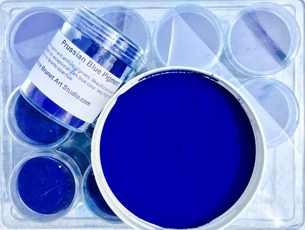 Véritable Pigment Bleu de Prusse - Couleurs Leroux, artisan-fabricant